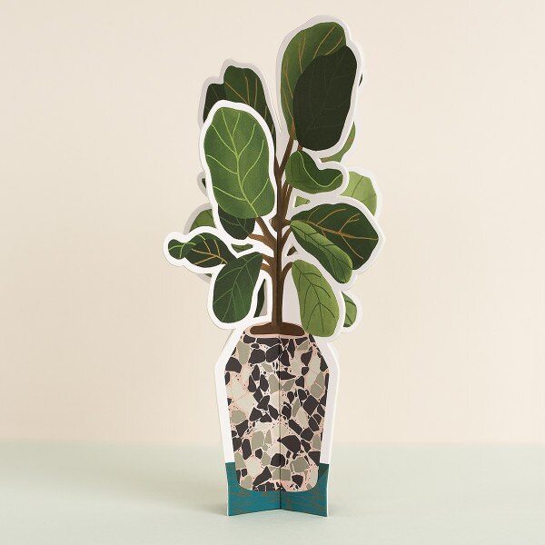 Fiddle Leaf Fig Paper Plant 1